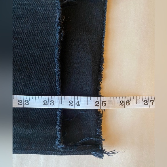 Rag & Bone Woman’s Straight High Low Raw Hem Jeans, Size 23 - Picture 11 of 11